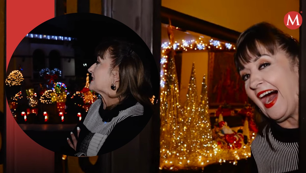 María Julia Lafuente muestra su casa en navidad. | Captura YouTube