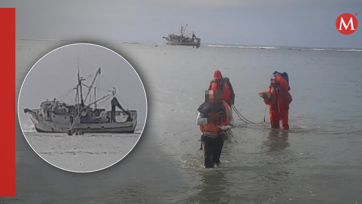 Seis pescadores fueron rescatados en Isla Lobos. (Especial)