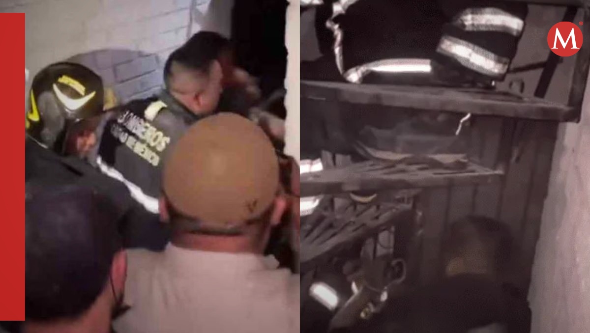 Hombre atrapado entre muros en la alcaldía Venustiano Carranza | ESPECIAL