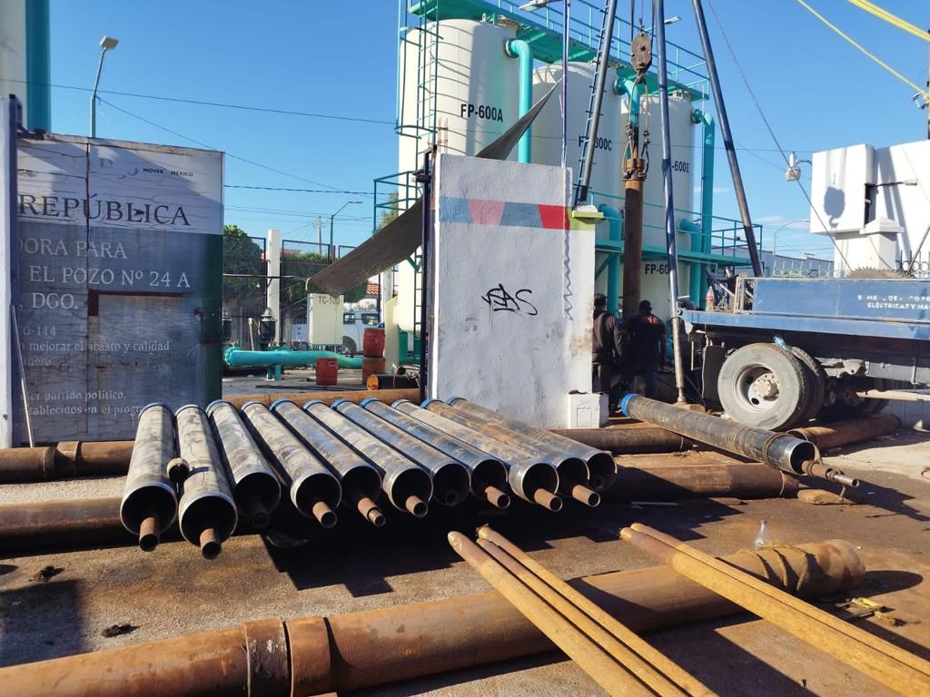 Mantemiento y reparación Pozo 34 A en Gómez Palacio.