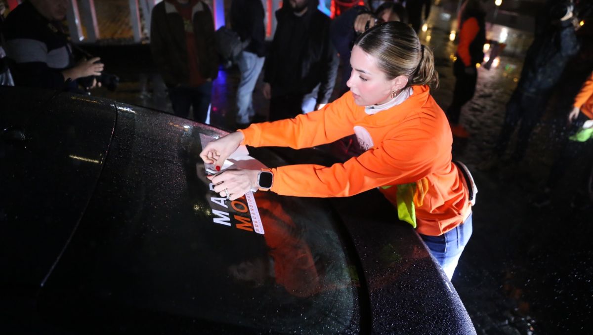 Mariana Rodríguez en el crucero de avenida Revolución y Chapultepec | Raúl Palacios
