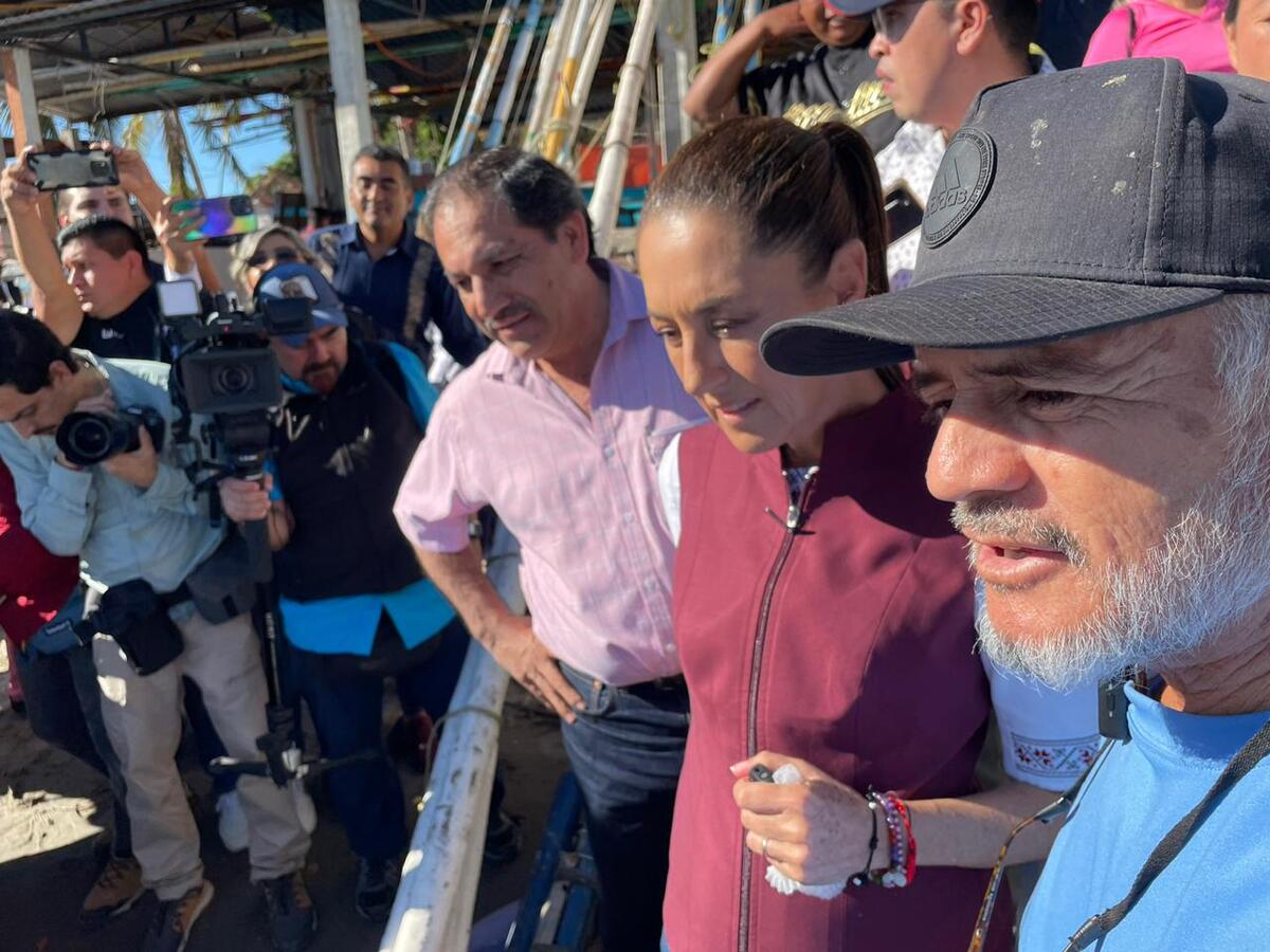 Sheinbaum realizó una vista al puerto de Topolobampo, municipio de Ahome | José Antonio Belmont