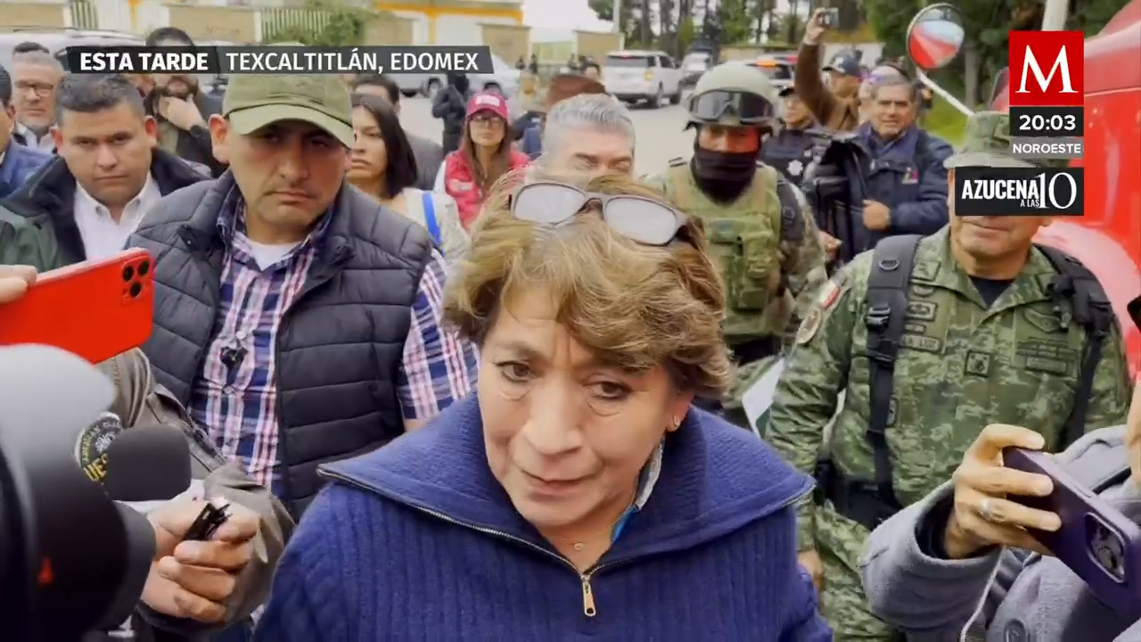 Delfina Gómez dice que hay personas desaparecidas; se niega a usar el término "secuestrados"