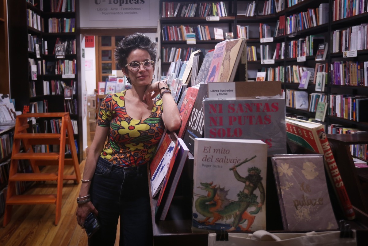La escritora mexicana Gabriela Jáuregui. (Foto: Araceli López)