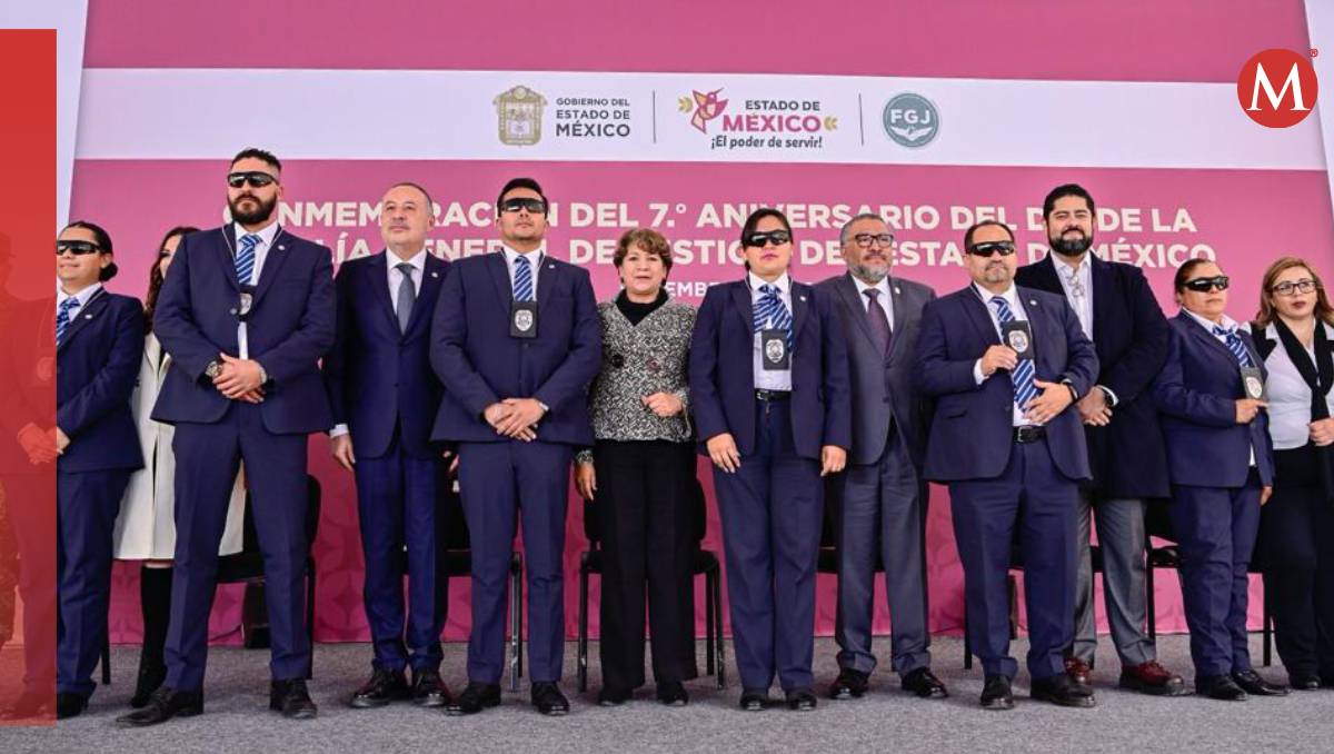 La gobernado Delfina Gómez y agentes de la FGJEM | (Especial)