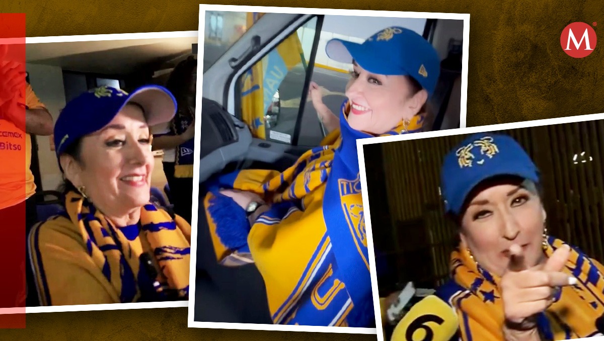 La 'Tigre mayor' apoyando a Tigres | Especial