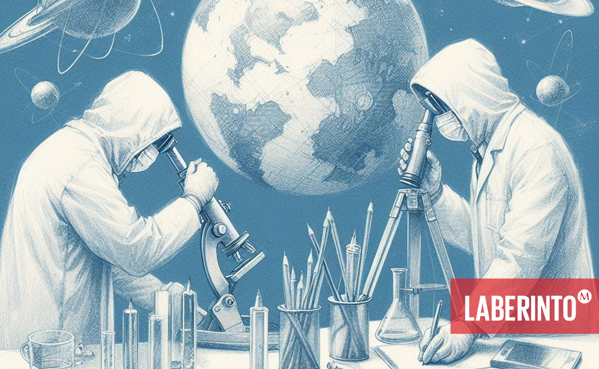 En 2023 tuvimos grandes notas en el mundo de la ciencia. (Generada con DALL E)
