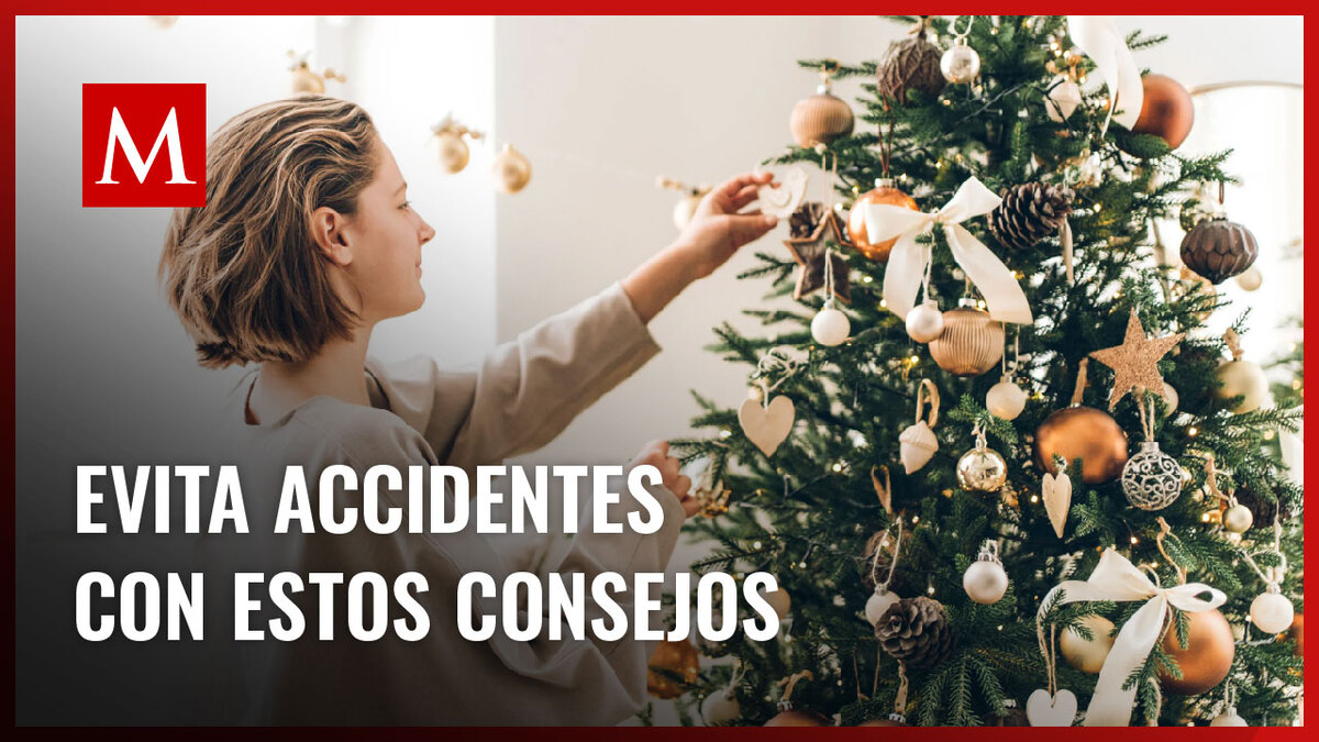 Expertos dan una serie de recomendaciones para evitar accidentes con tu árbol de Navidad