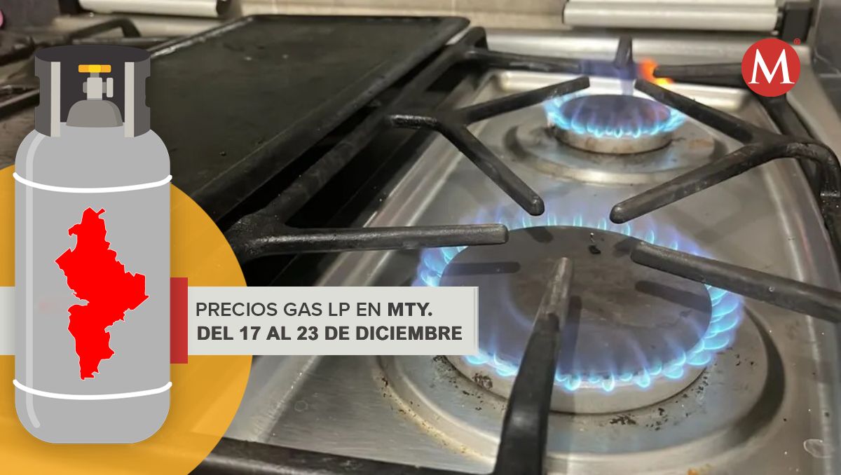 Precio del gas LP en NL del 17 al 23 de diciembre 2023. Especial