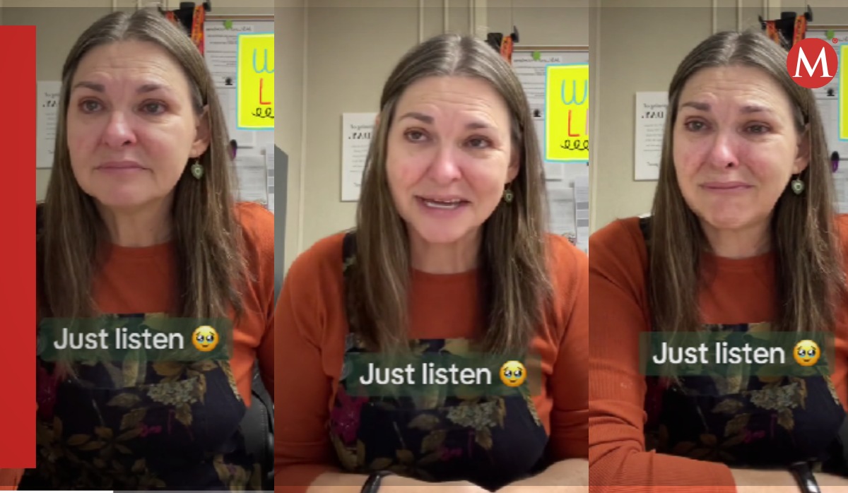 Profesora llora al leer los deseos de navidad de alumnos