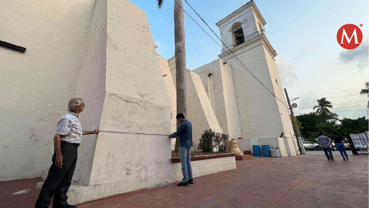 Hacen revisiones a estructuras de iglesias en zona sur de Tamaulipas. (Cortesía)