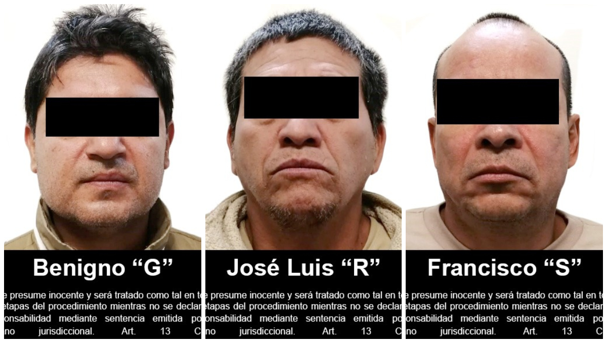 FGR entrega en extradición de tres personas a EU