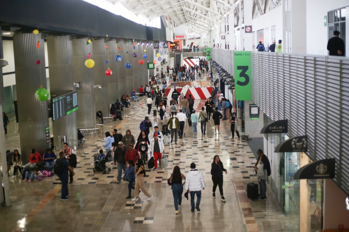 Aeropuerto Internacional de la Ciudad de México. (Araceli López)
