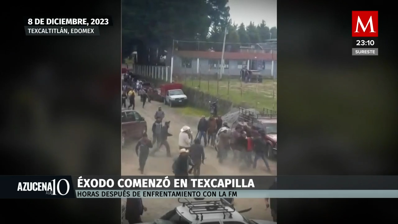 Pobladores abandonan comunidades de Texcaltitlán por temor a La Familia Michoacana