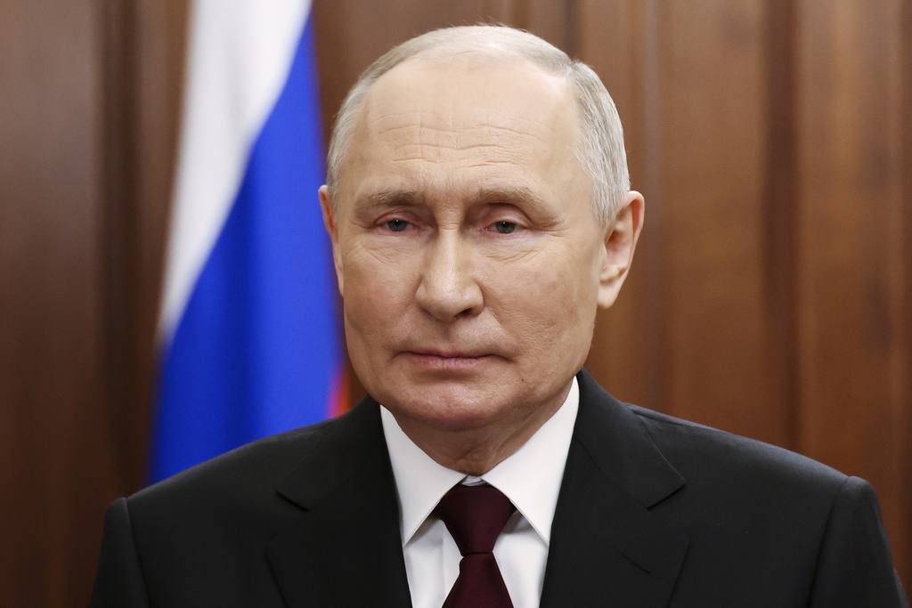 El presidente ruso Vladimir Putin en Moscú el 18 de diciembre de 2023 | Agencia AP