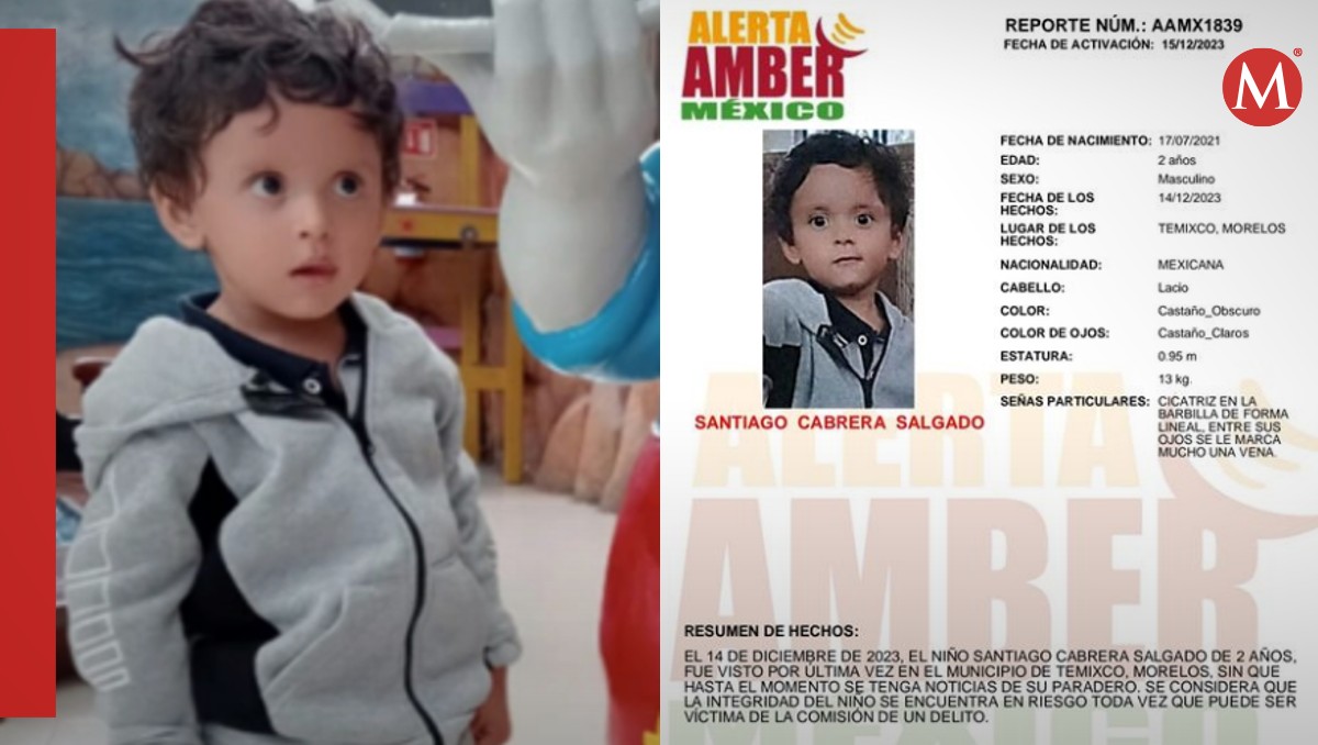 Santiago Cabrera Salgado | Activan Alerta Amber en Morelos | FGE