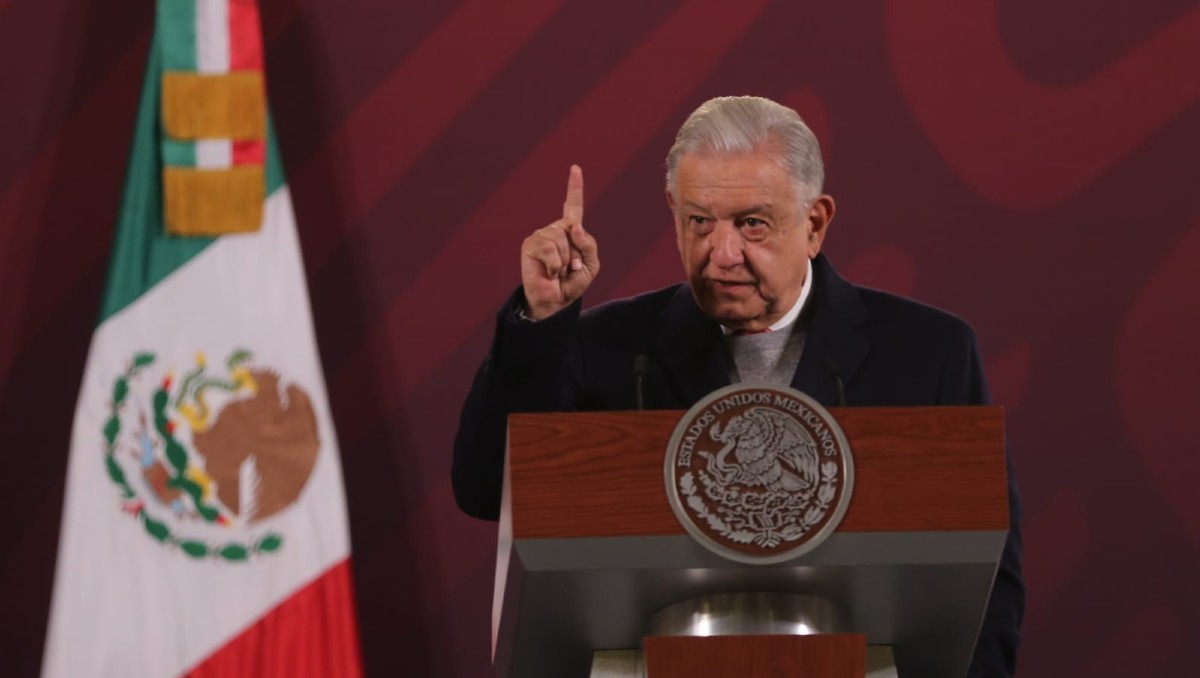AMLO en su conferencia matutina | Javier Ríos