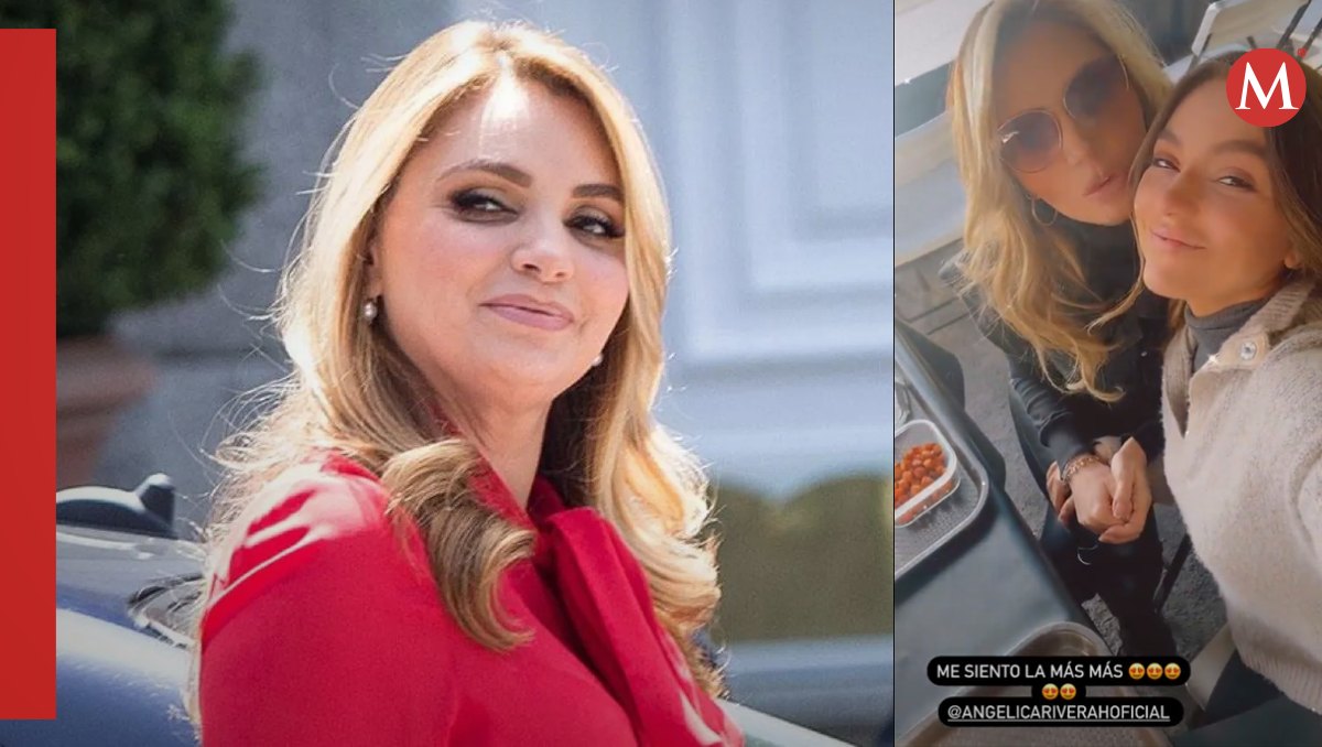 Angélica Rivera junto a su hija Sofía Castro | Especial