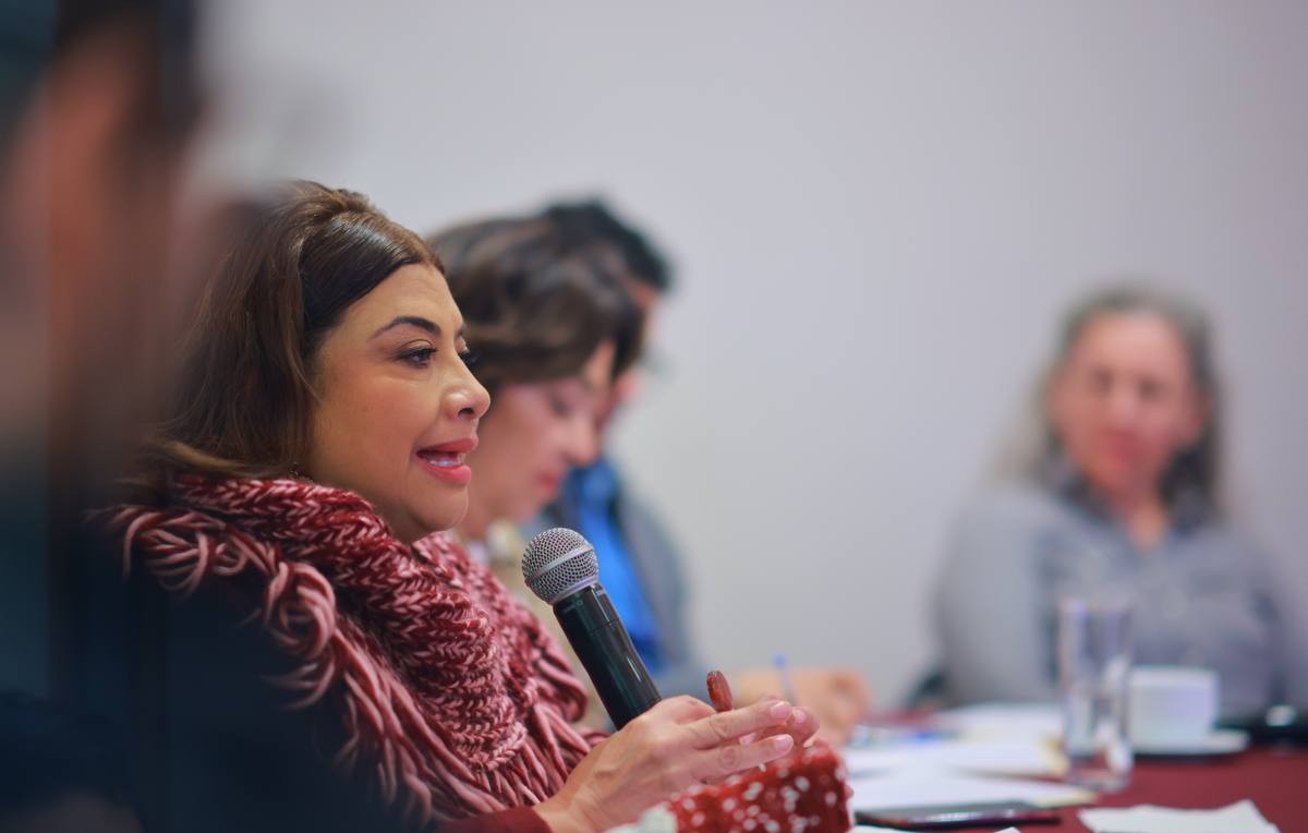 Clara Brugada Molina en el conversatorio "Arte, cultura y espacio público" (Especial)