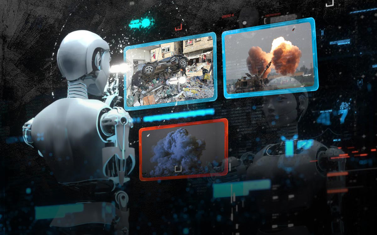 El Evangelio: inteligencia artificial de Israel. | Diseño: Óscar Ávila.
