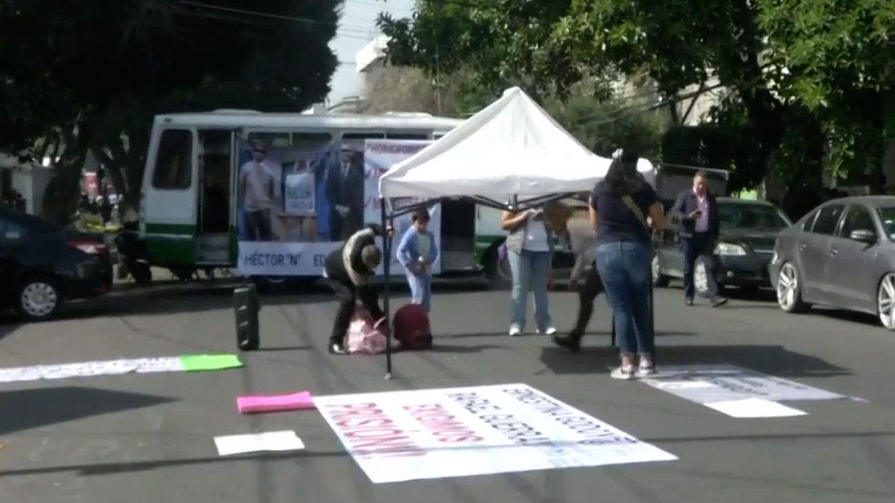 Familiares protestan frente al Poder Judicial de CdMx por caso de abuso contra menor