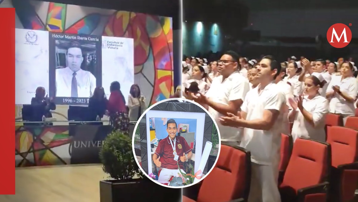 Mamá recibe reconocimiento en graduación de su hijo; él falleció.
