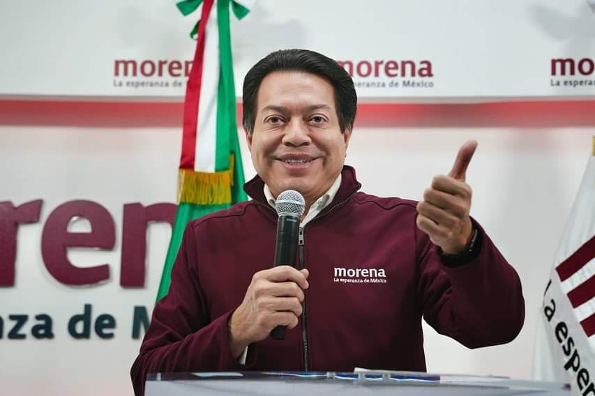 Mario Delgado, líder nacional de Morena. | Foto: Especial.