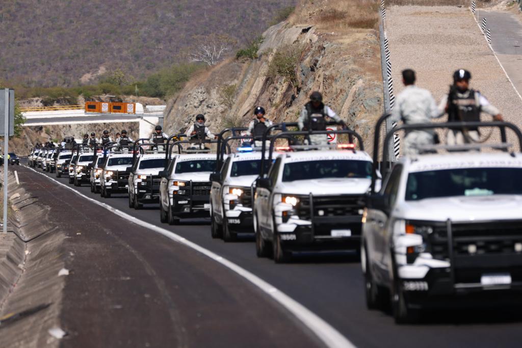 En el operativo participaran agentes de la policía estatal, Guardia Nacional y Fiscalía General del Estado.
