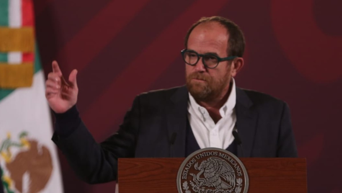 Ruy López Ridaura, subsecretario de Salud, en la conferencia de AMLO | Javier Ríos