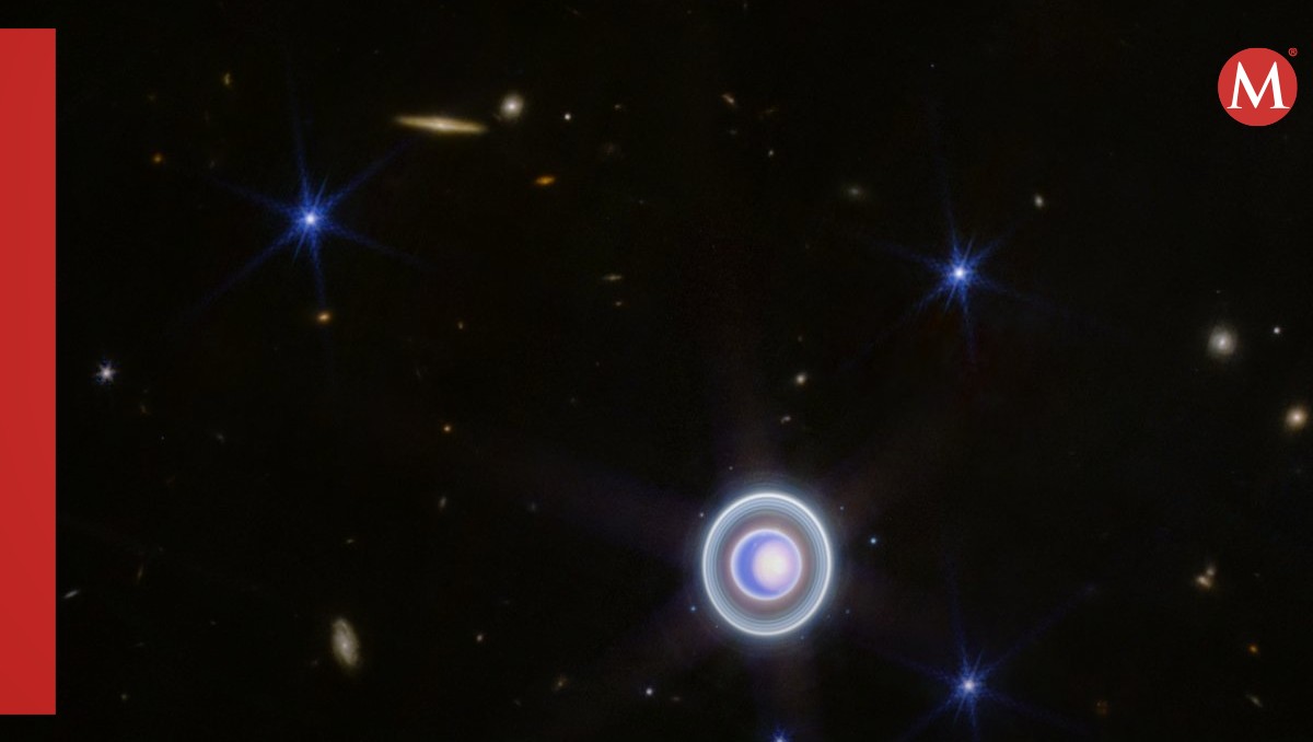 Urano imagen captada por James Webb / NASA