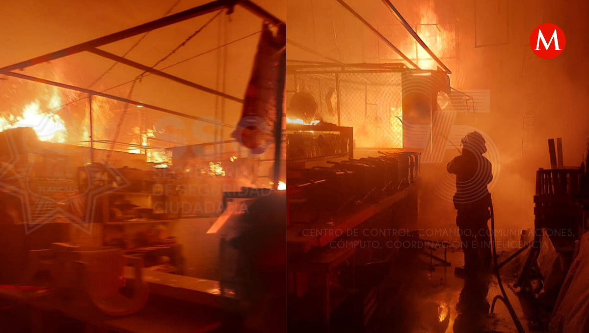 Incendio en mercado de Tlaxcala | Especial