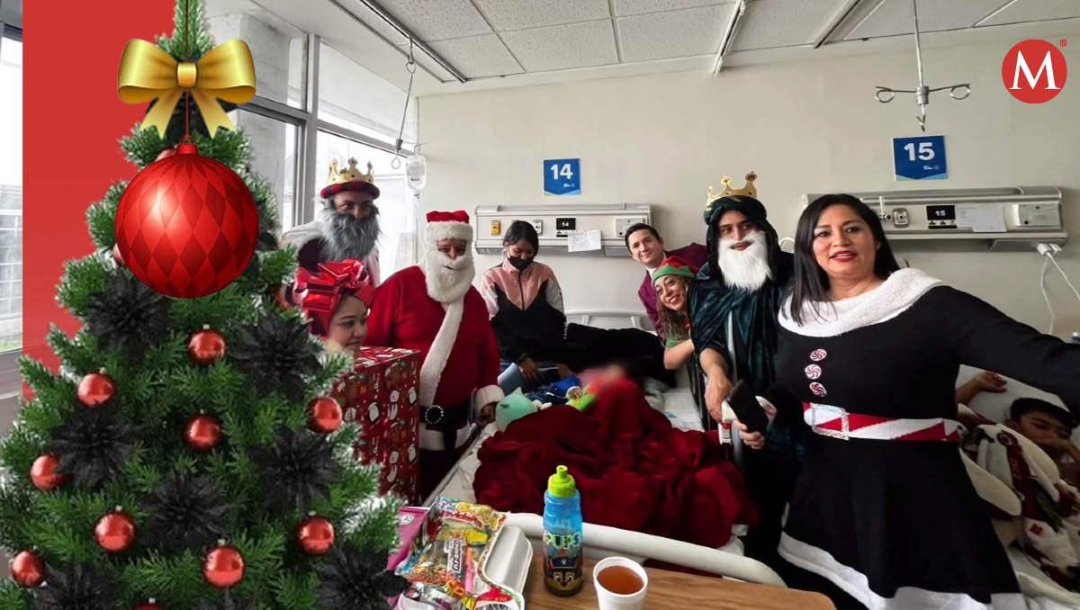 Médicos se disfrazan por navidad en Reynosa. (Especial)