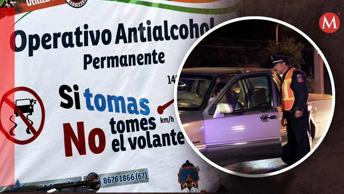 Las multas por conducir ebrio están por arriba de los 20 mil pesos en algunos municipios. Foto: Especial
