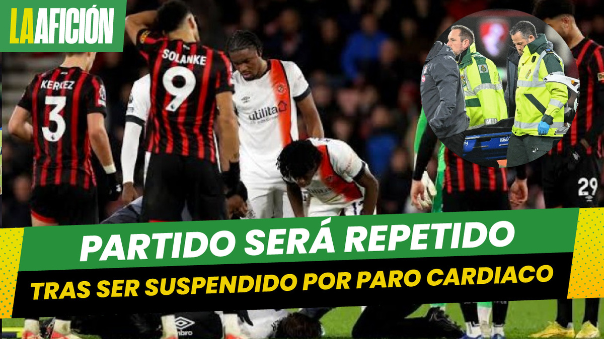 Partido Bournemouth vs Luton, suspendido por paro cardiaco de Lockyer, se repetirá completo
