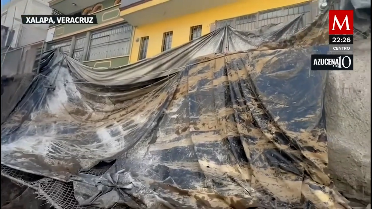 Problemas persisten en Xalapa por obras del colector pluvial División del Norte