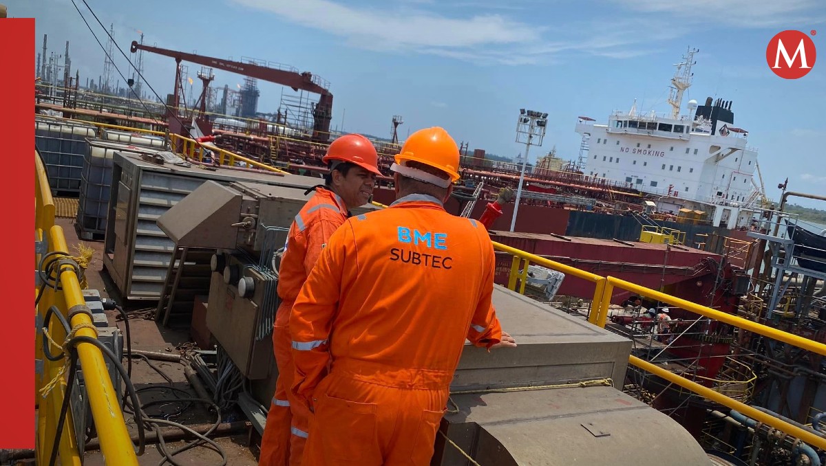 Terminal de petróleo y derivados en el puerto de Tampico.