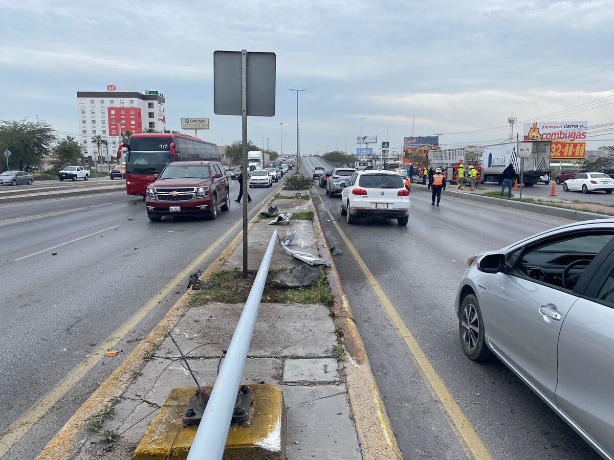 Accidente en periférico de Torreón.