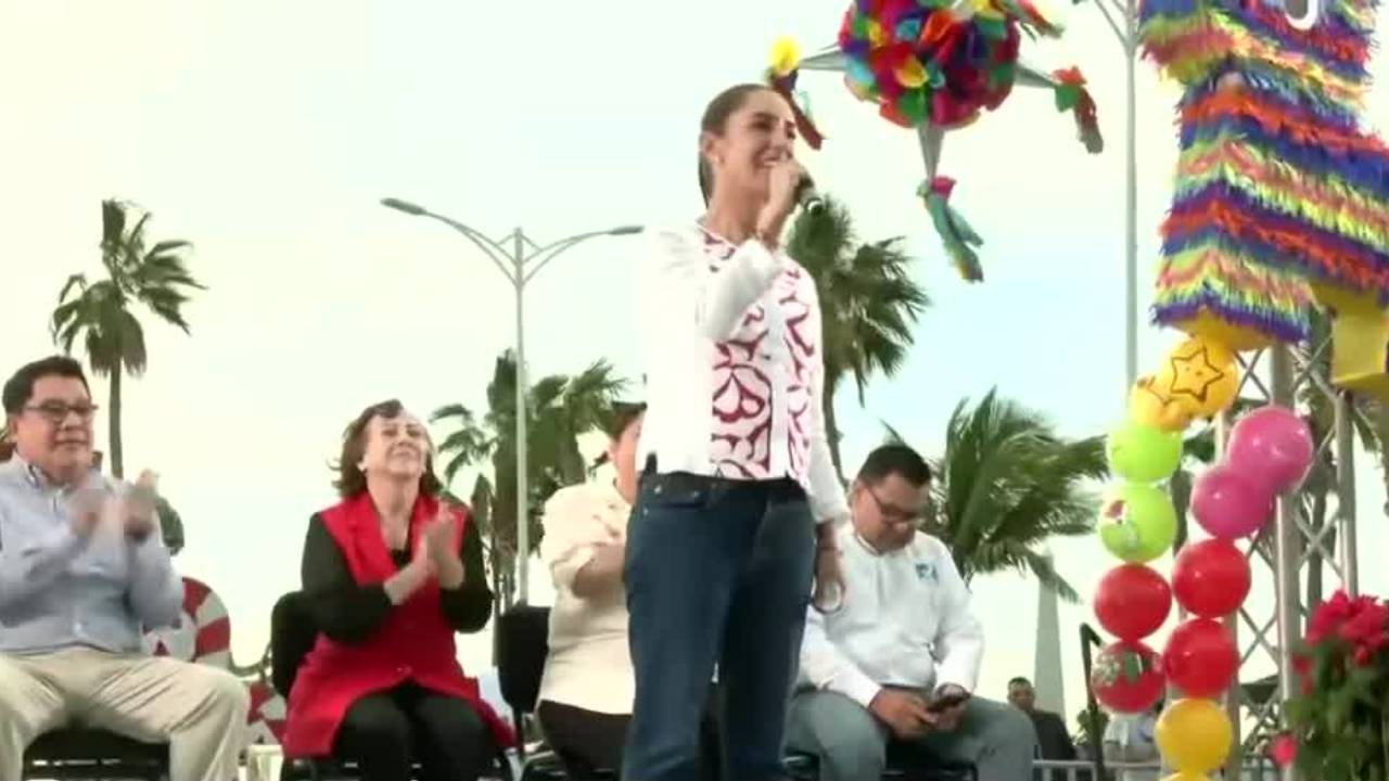 Claudia Sheinbaum refuerza compromisos en Baja California Sur durante su precampaña