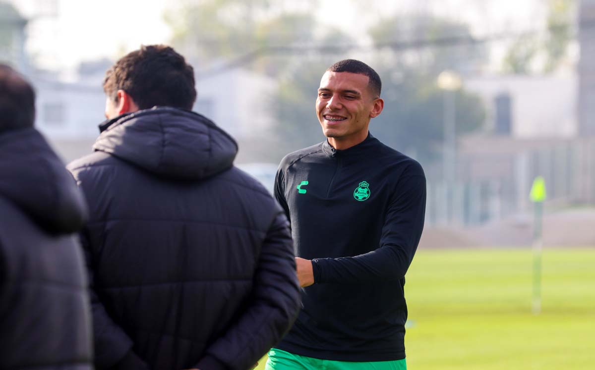 Franco Fagúndez en Santos Laguna. l Cortesía