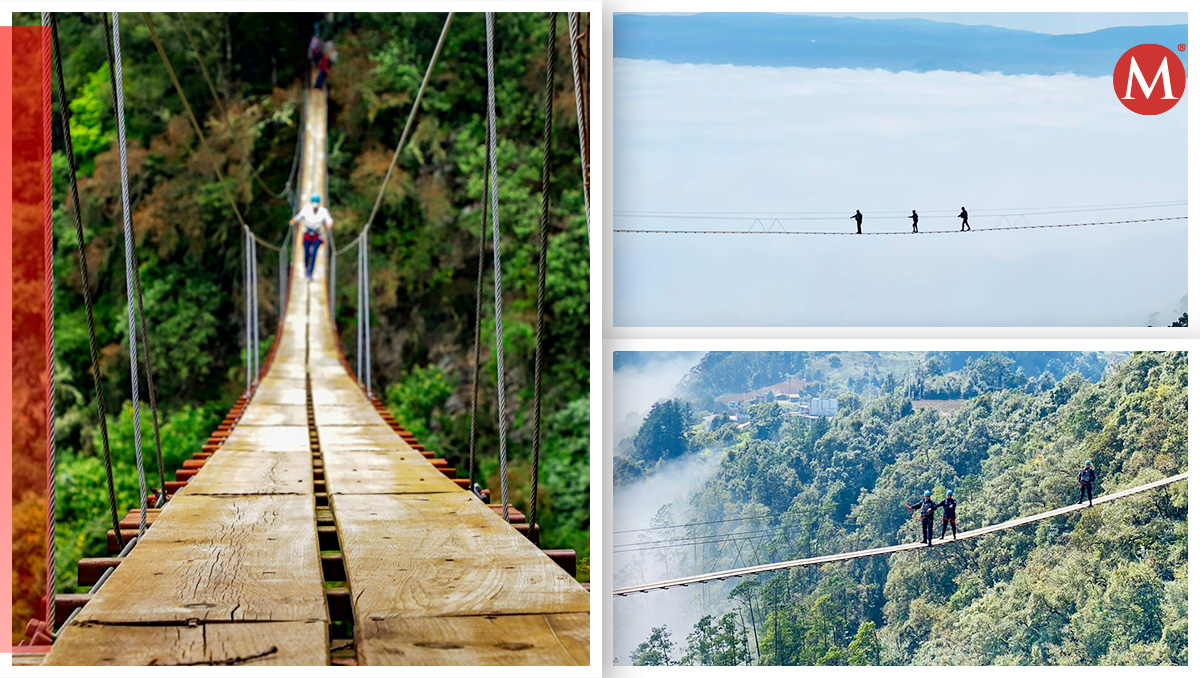 Puente Tibetano en Tlatlauquitepec, Puebla | Especial /Diseño Milenio