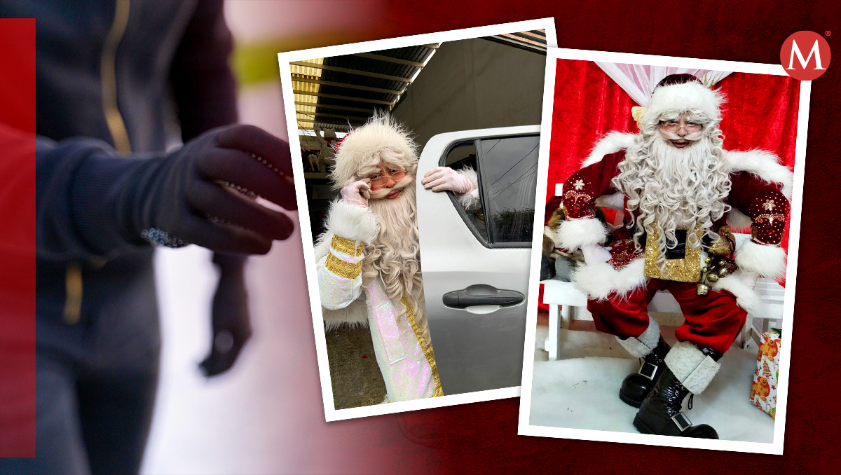 Roban a Santa Claus. Foto: Especial