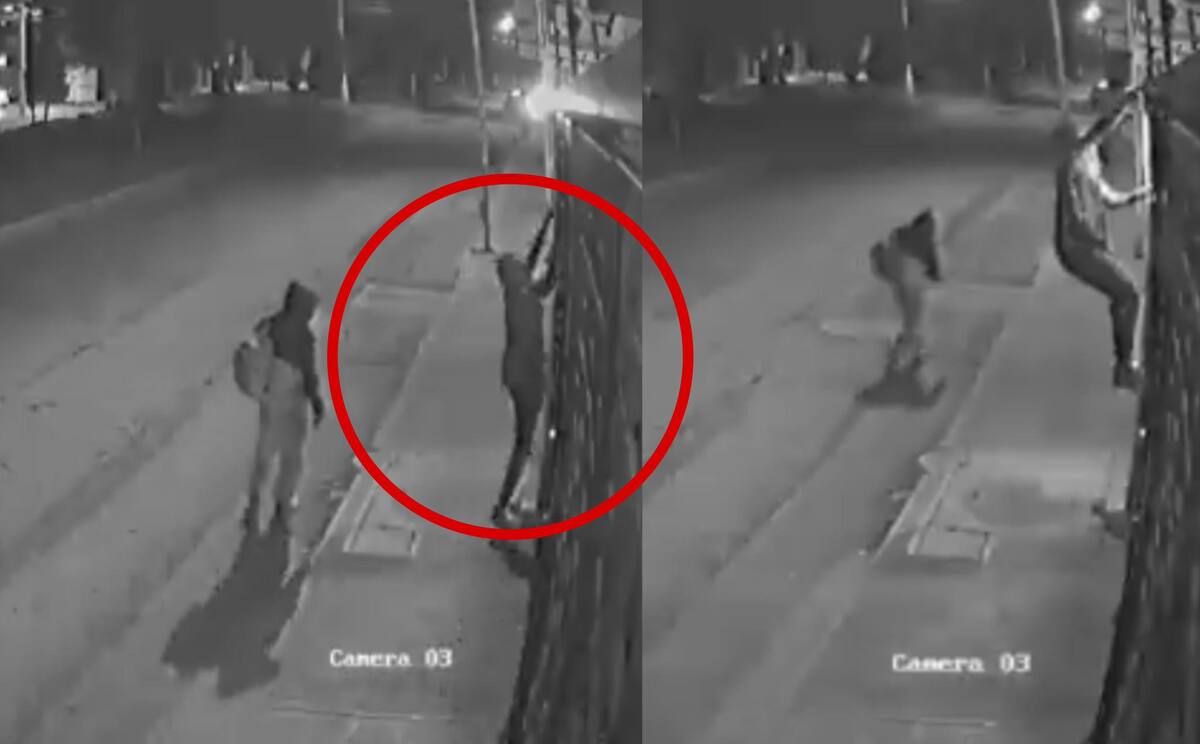 Roban camara de seguridad.