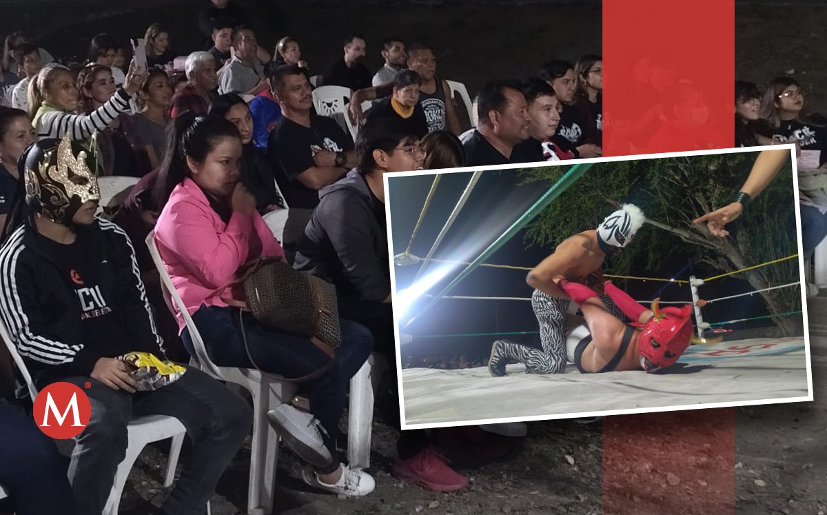 Familias de Tampico disfrutan función de lucha libre