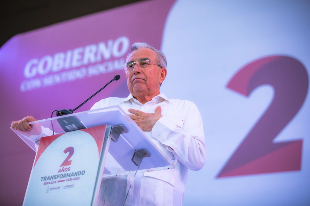 Rubén Rocha Moya, gobernador de Sinaloa