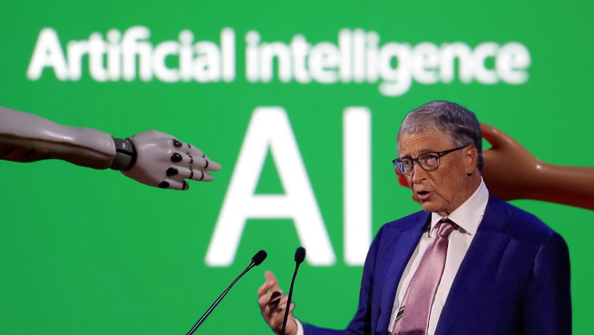 Bill Gates, cofundador de Microsoft, escribe carta de fin de año sobre inteligencia artificial. Foto: (Reuters)
