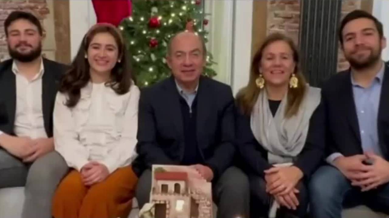 Felipe Calderón y su familia envían mensaje con motivo de las festividades decembrinas