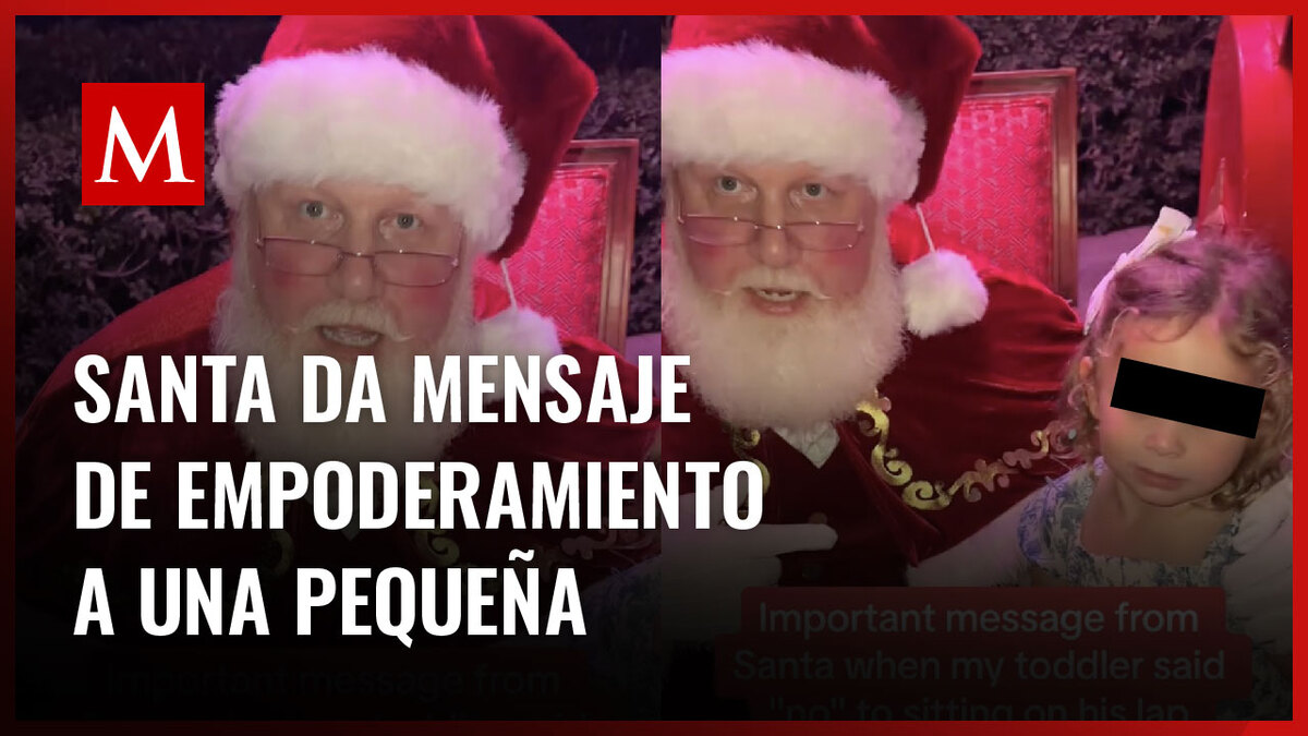 Santa Claus aplaudió la acción de una pequeña que no quiso sentarse en sus piernas