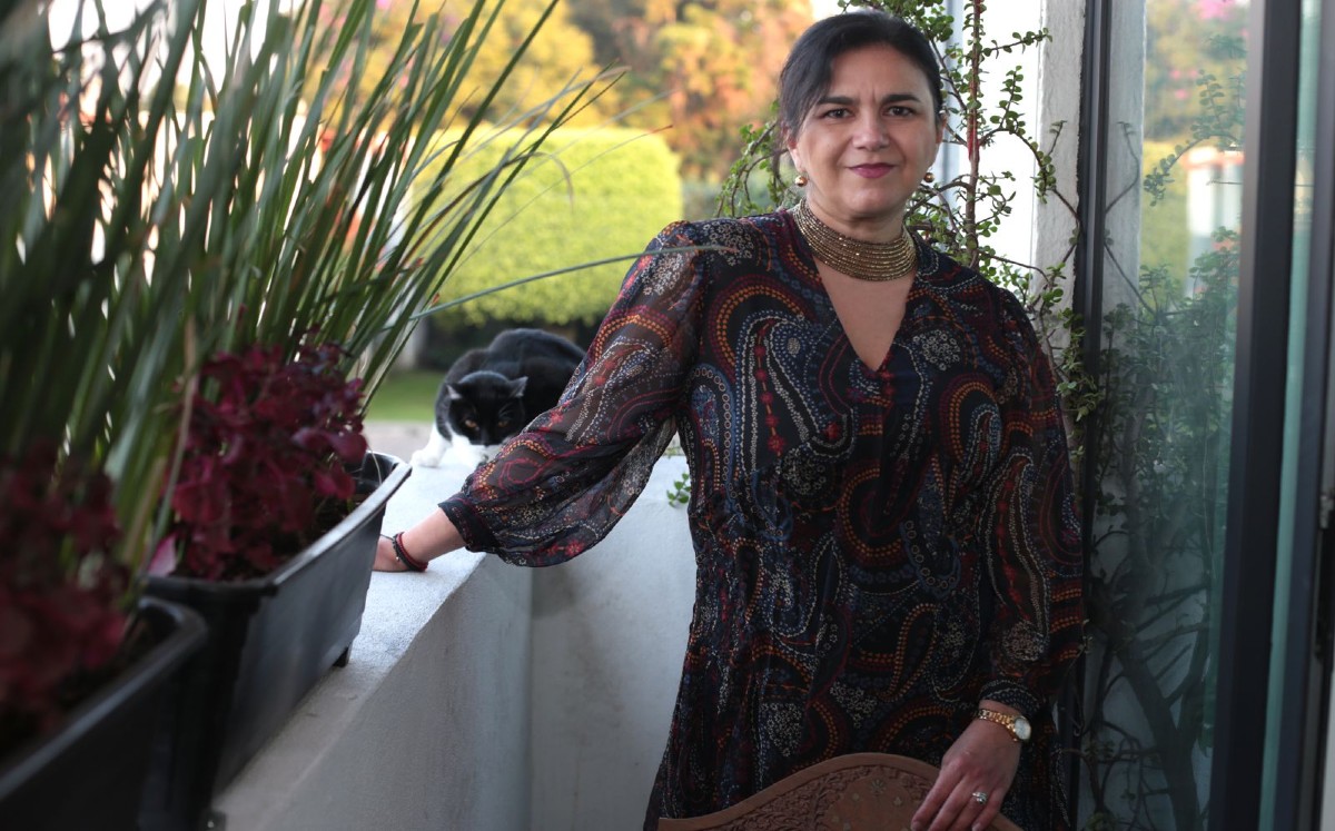 Bárbara Colio se siente orgullosa de su película "sin narcos, sin violencia y sin sexo". FOTO: Jesús Quintanar