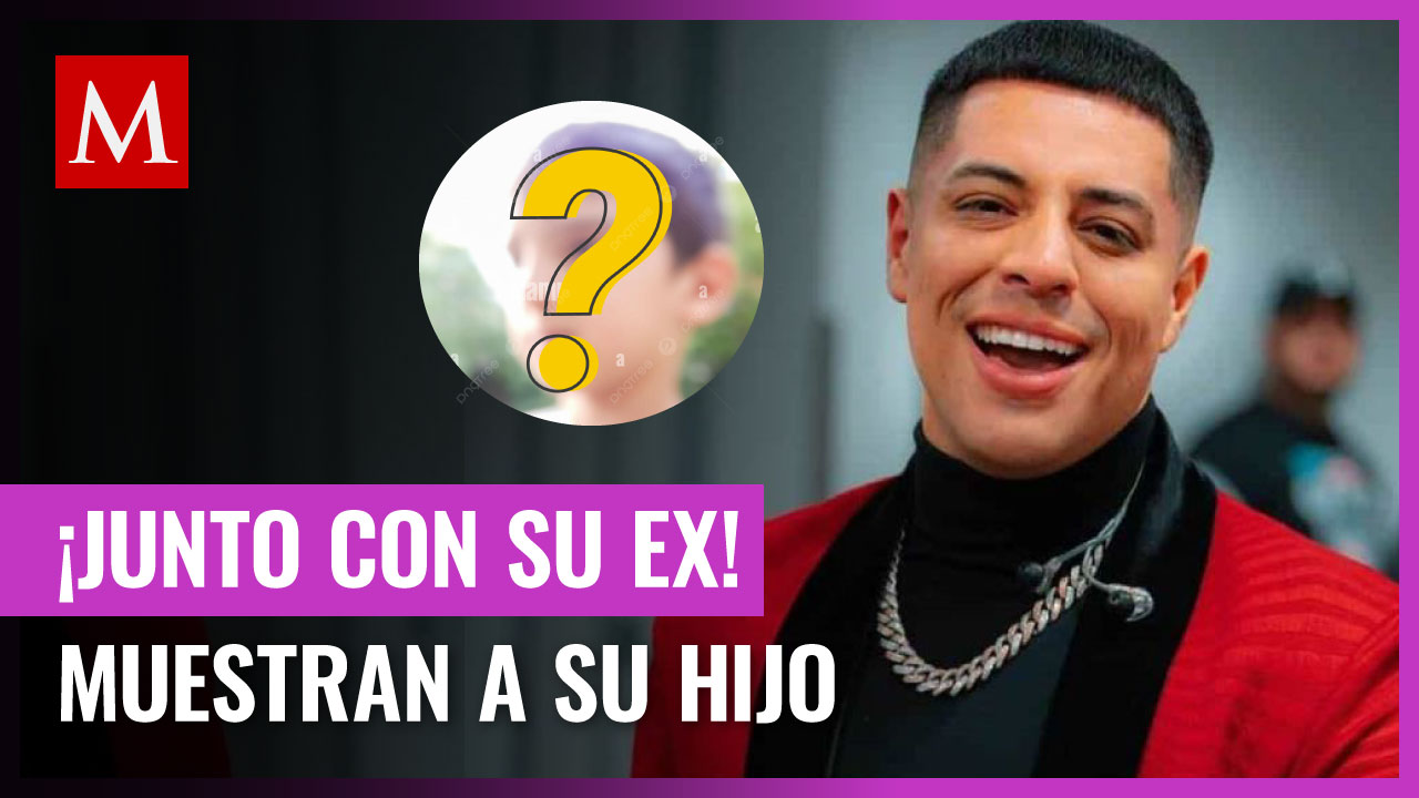 Eduin Caz presenta por primera vez a su bebé en postal navideña junto a su ex