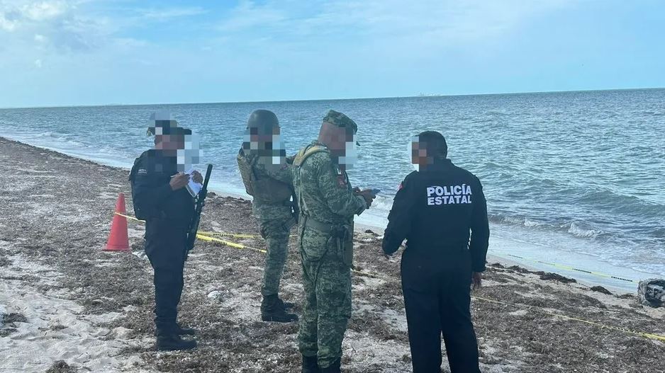Tras operativo, policía confirma hallazgo de 23 paquetes de cocaína en playas de Yucatán